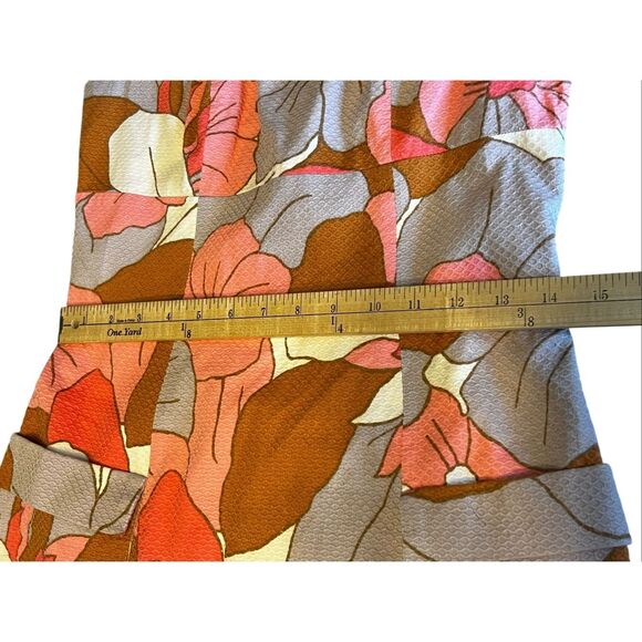 Boden 4L bloom through gloom retro 70’s shift dress Floral Spring Feminine - Picture 8 of 12